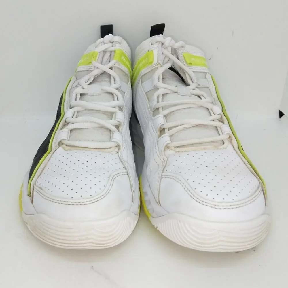 Puma Rebound Future Evo Core Mens Pre-owned White/Black/Yellow Sneakers - sz. 7